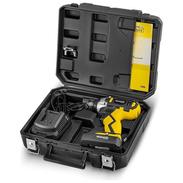 Bormann Lite Bcd2620 Μπουλονοκλειδο 20v,li-Ion, 350nm, 1x2ah,βαλιτσα 050940 έως 12 Άτοκες Δόσεις