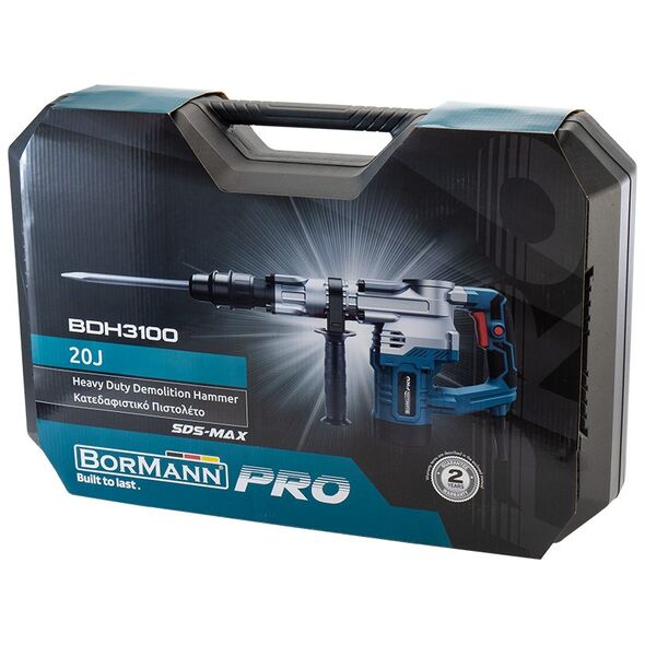Bormann pro Bdh3100 Κατεδαφιστικο Πιστολετο sds-Max, 1300w 043201 έως 12 Άτοκες Δόσεις