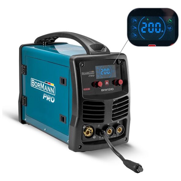 Bormann pro Biw1310 Ηλεκτροκολληση Mig/mma 200a, Gas/νο Gas, 1/3/5kg (0,6-1mm) 061991 έως 12 Άτοκες Δόσεις