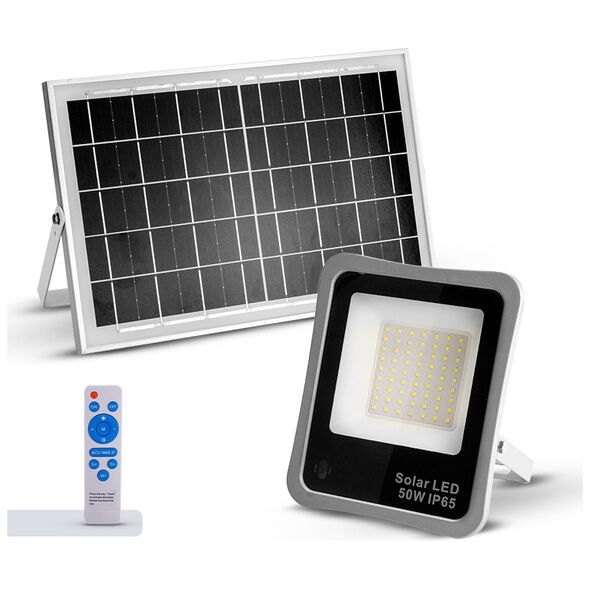 Bormann Lite Blf2150 Προβολεας Ηλιακος led 50w, Αδιαβροχος, Φωτοβολταϊκο Πανελ, Αισθητηρα Φωτοσ,τηλεκοντρολ,χρονοδιακοπτη 049197 έως 12 Άτοκες Δόσεις