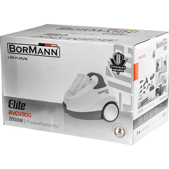 Bormann Elite Bvc4300 Ατμοκαθαριστης 2000w 038191 έως 12 Άτοκες Δόσεις