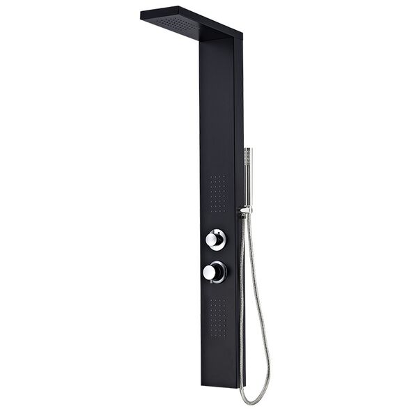 Bormann Elite Btw5060 Στηλη Υδρομασαζ Layla Σταθερη με Διανομεα 3 Λειτουργιων Black 060598 έως 12 Άτοκες Δόσεις