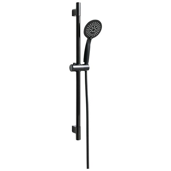 Bormann Btw9024 Βεργα Ντουζ Μαυρη 70cm, σετ με Τηλεφωνο 061489 έως 12 Άτοκες Δόσεις