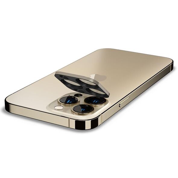 Spigen Folie Camera pentru Phone 13 Pro / 13 Pro Max (set 2) - Spigen Glas.tR Optik - Gold 8809811856408 έως 12 άτοκες Δόσεις