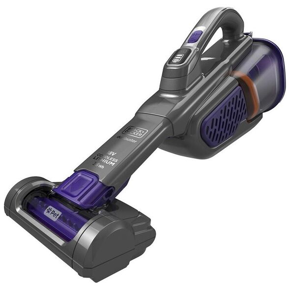 Black & Decker BHHV520BFP Επαναφορτιζόμενο Σκουπάκι Χειρός 18V Μωβ (BHHV520BFP) (BDEBHHV520BFP) έως 12 άτοκες Δόσεις