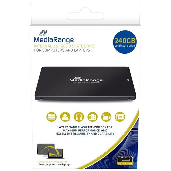 MediaRange Εσωτερικός Σκληρός Δίσκος SSD 240GB (MR1002) έως 12 άτοκες Δόσεις