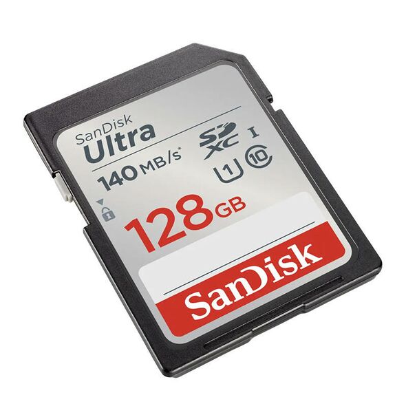 SanDisk Memory card SANDISK ULTRA SDXC 128GB 140MB/s UHS-I Class 10 047104 619659200190 SDSDUNB-128G-GN6IN έως και 12 άτοκες δόσεις