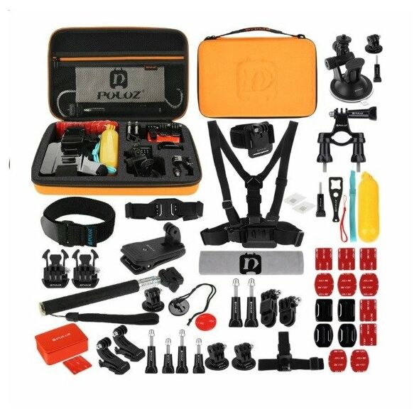 Puluz Accessories Puluz Ultimate Combo Kits for sports cameras PKT26 53 in 1 019644 5907489602211 PKT26 έως και 12 άτοκες δόσεις