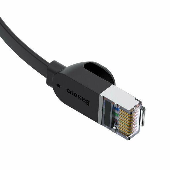 Baseus Baseus Cat 6 UTP Ethernet RJ45 Cable Flat 3m black 022417 6953156217096 PCWL-C01 έως και 12 άτοκες δόσεις