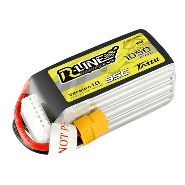 Tattu Battery Tattu R-Line 1050mAh 22.2V 95C 6S1P XT60 030714 6928493301968 TAA10506S95X6 έως και 12 άτοκες δόσεις