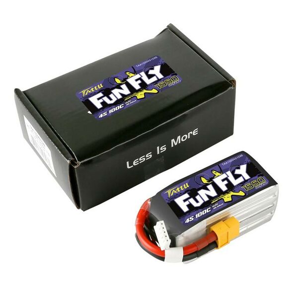 Tattu Battery Tattu Funfly 1550mAh 14,8V 100C 4S1P 028900 6928493302927 TAA15504S10X6 έως και 12 άτοκες δόσεις