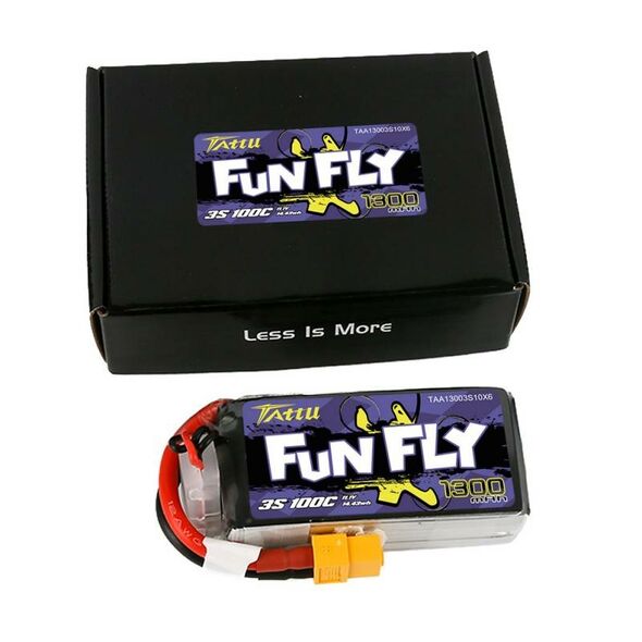 Tattu Battery Tattu Funfly 1300mAh 11,1V 100C 3S1P 030283 6928493301975 TAA13003S10X6 έως και 12 άτοκες δόσεις