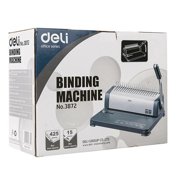 Deli Office Comb Binding Machine Deli E3872 029564 6921734938725 E3872 έως και 12 άτοκες δόσεις