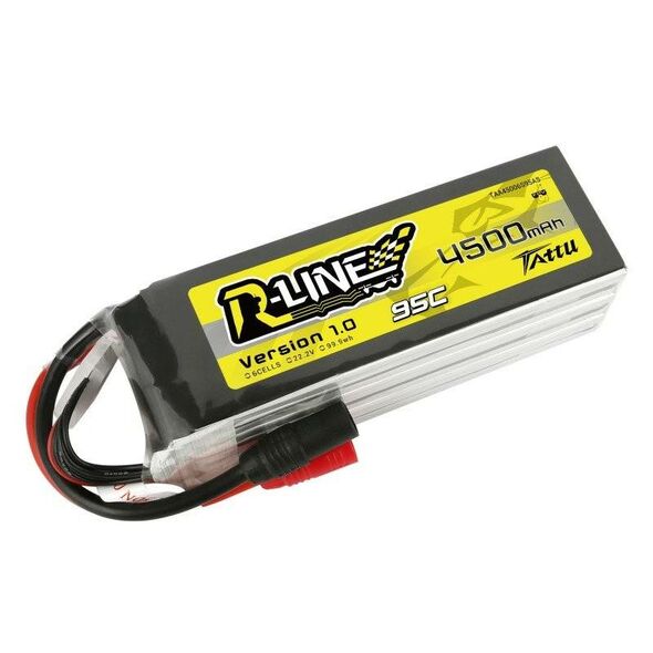 Tattu Battery Tattu R-Line 4500mAh 22.2V 95C 6S1P FPV AS150 030492 6928493304464 TAA45006S95AS έως και 12 άτοκες δόσεις