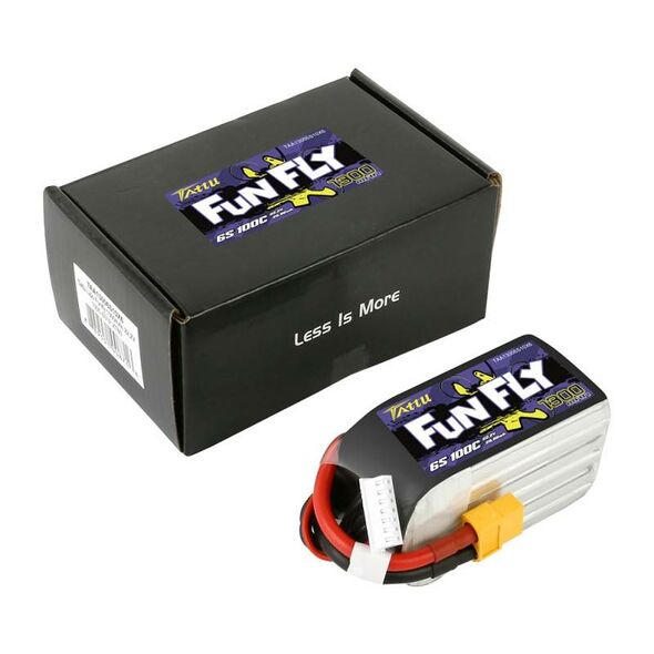 Tattu Battery Tattu Funfly 1300mAh 22,2V 100C 6S1P XT60 030716 6928493304488 TAA13006S10X6 έως και 12 άτοκες δόσεις