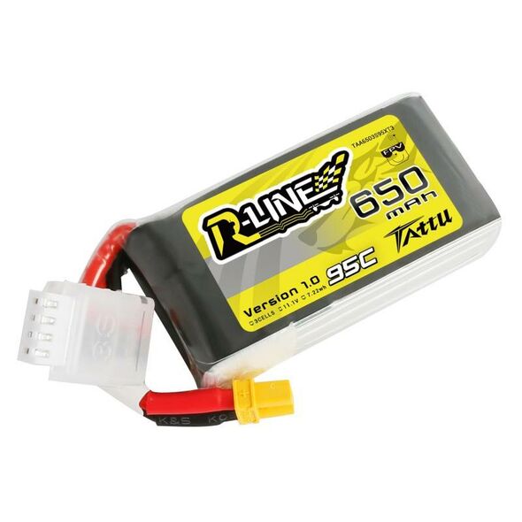 Tattu Battery Tattu R-Line 650mAh 11.1V 95C 3S1P XT30 Lipo 031204 6928493304105 TAA6503S95XT3 έως και 12 άτοκες δόσεις
