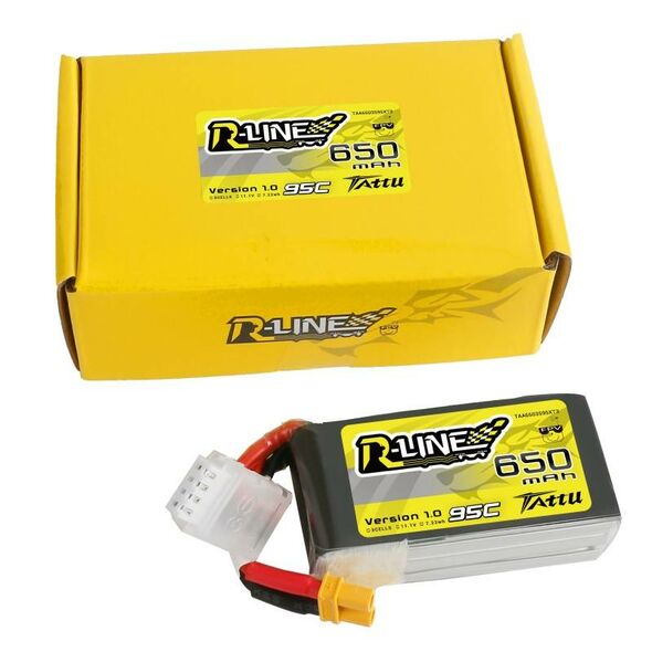 Tattu Battery Tattu R-Line 650mAh 11.1V 95C 3S1P XT30 Lipo 031204 6928493304105 TAA6503S95XT3 έως και 12 άτοκες δόσεις