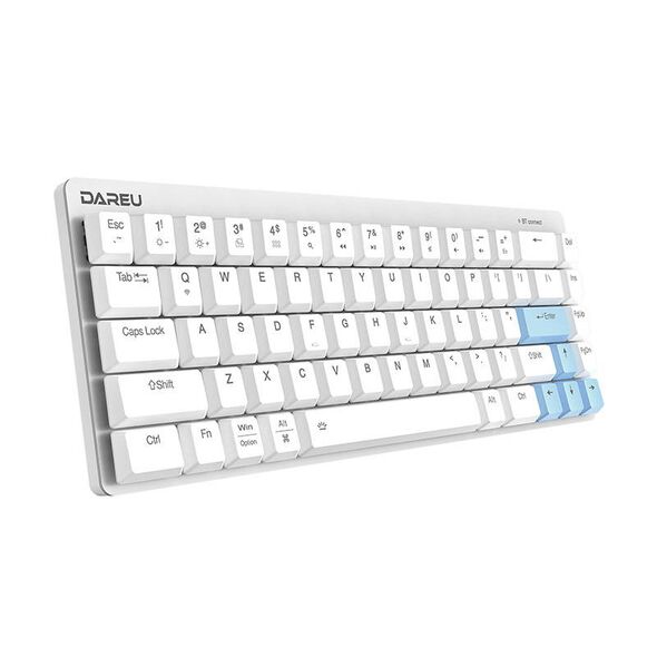 Dareu Wireless mechanical keyboard Dareu EK868 Bluetooth (white&blue) 032558 6950589910266 TK568B08601R έως και 12 άτοκες δόσεις