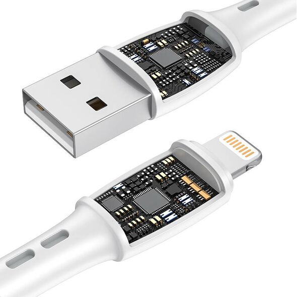 Vipfan USB to Lightning cable Vipfan Racing X05, 3A, 2m (white) 036809 6971952431935 X05LT-2m-white έως και 12 άτοκες δόσεις