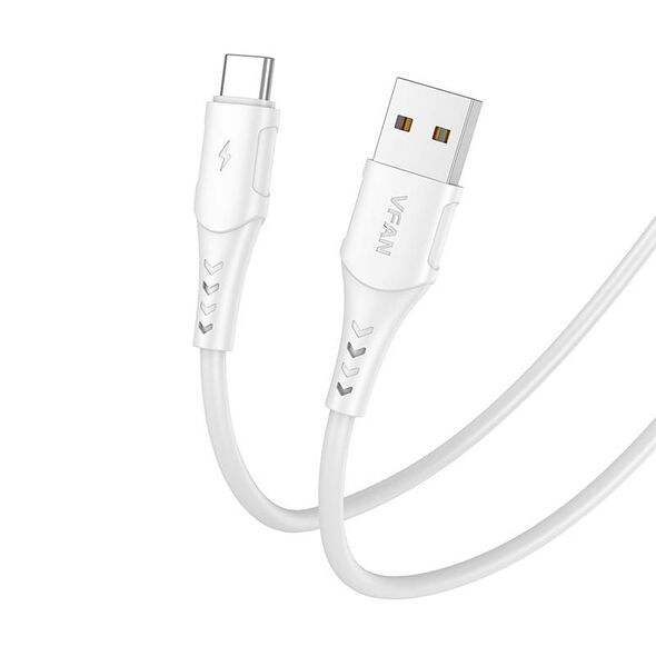 Vipfan USB to USB-C cable Vipfan Colorful X12, 3A, 1m (white) 036780 6971952433892 X12TC έως και 12 άτοκες δόσεις