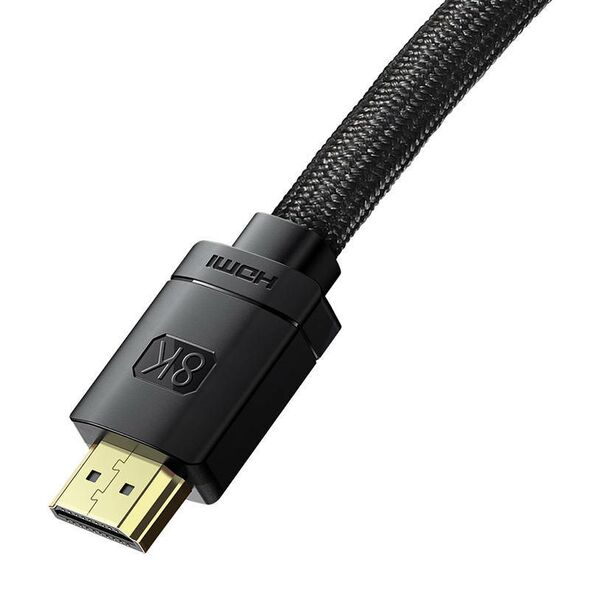 Baseus HDMI to HDMI Baseus High Definition cable 0.5m, 8K (black) 036270 6932172614126 WKGQ040001 έως και 12 άτοκες δόσεις