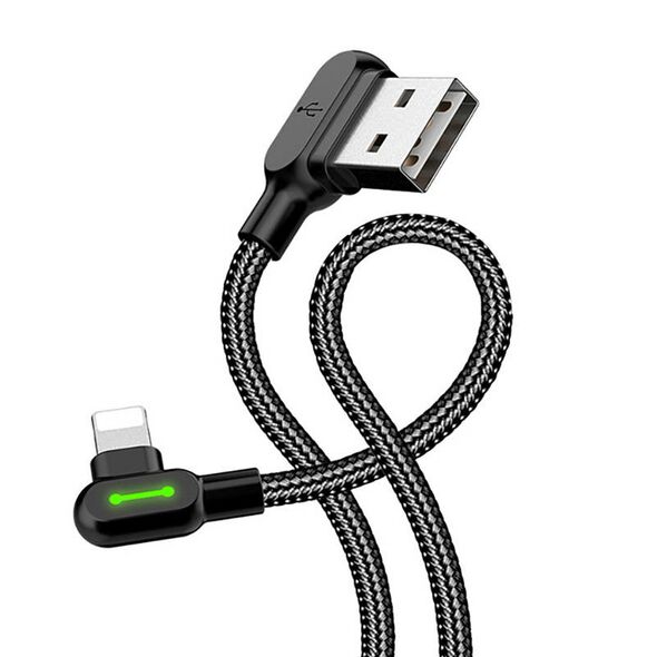 Mcdodo Angle USB Lightning Cable Mcdodo CA-4671 LED, 1.2m (Black) 039527 6921002646710 CA-4671 έως και 12 άτοκες δόσεις