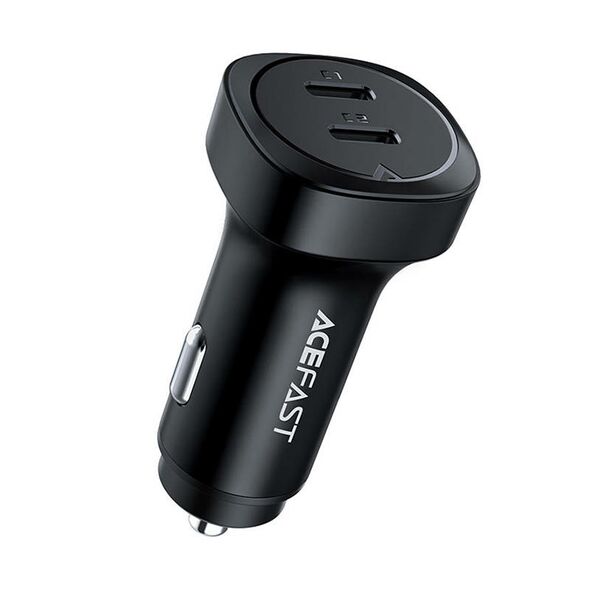 Acefast Car Charger Acefast B2, 72W, 2x USB-C (black) 039326 6974316280361 B2 έως και 12 άτοκες δόσεις