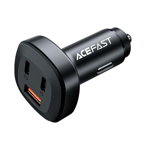 Acefast Car Charger Acefast B3, 66W, 2x USB-C + USB (black) 040159 6974316280415 B3 έως και 12 άτοκες δόσεις
