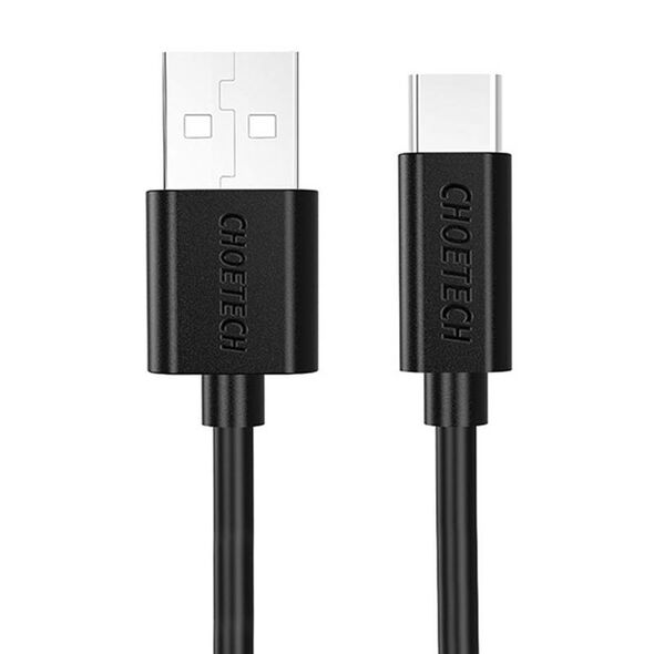 Choetech USB to USB-C cable Choetech AC0002, 1m (black) 039439 6971824970692 AC0002 έως και 12 άτοκες δόσεις