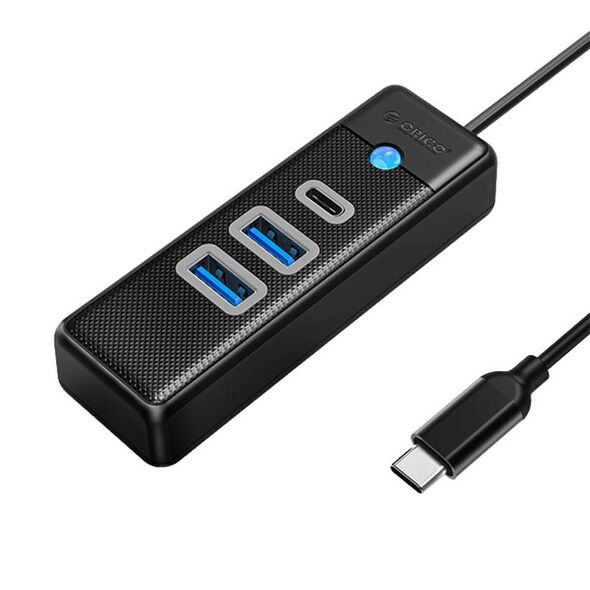 Orico Orico Hub Adapter USB-C to 2x USB 3.0 + USB-C, 5 Gbps, 0.15m (Black) 038028 6941788855441 PWC2U-C3-015-BK-EP έως και 12 άτοκες δόσεις