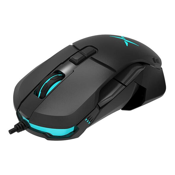 Delux Wired Gaming Mouse with replaceable sides Delux M629BU RGB 16000DPI 040192 6938820409205 M629BU (PMW3389) έως και 12 άτοκες δόσεις