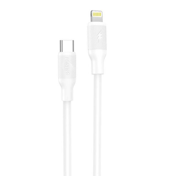 Foneng USB cable for Lightning Foneng X80, 27W, 1m (white) 045637 6970462518266 X80 Type-C to iPhone έως και 12 άτοκες δόσεις