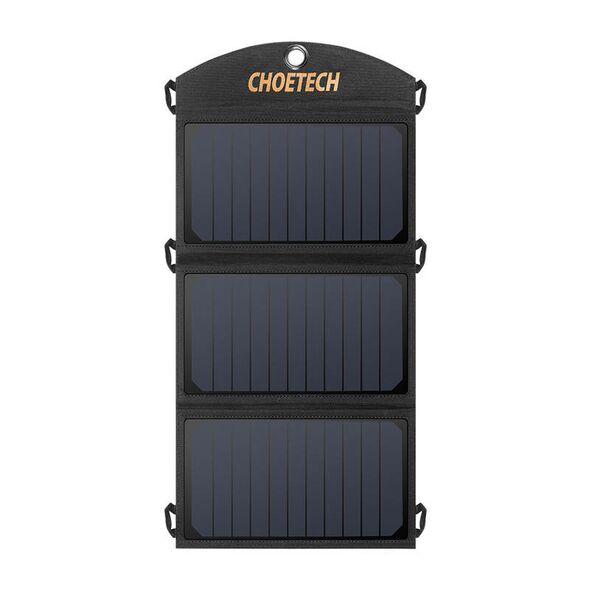 Choetech Foldable solar charger Choetech SC001 19W 2xUSB (black) 045830 6971824970470 SC001 έως και 12 άτοκες δόσεις