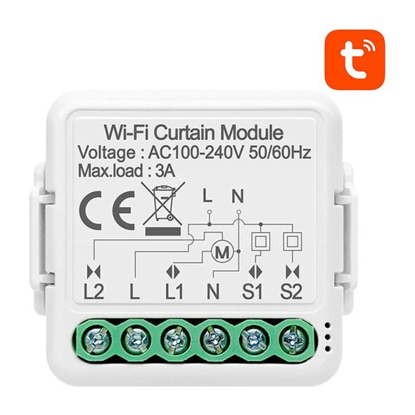 Avatto Smart Curtain Switch Module WiFi Avatto N-CSM01-1 TUYA 047986 6976037360735 N-CSM01-1 έως και 12 άτοκες δόσεις
