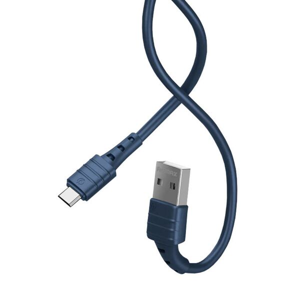 Remax Cable USB Micro Remax Zeron, 1m, 2.4A (blue) 047510 6954851239475 RC-179m blue έως και 12 άτοκες δόσεις