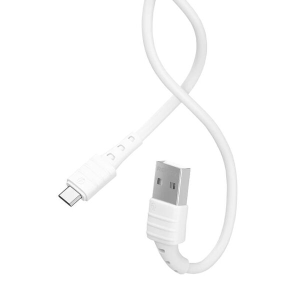 Remax Cable USB Micro Remax Zeron, 1m, 2.4A (white) 047511 6954851237594 RC-179m white έως και 12 άτοκες δόσεις