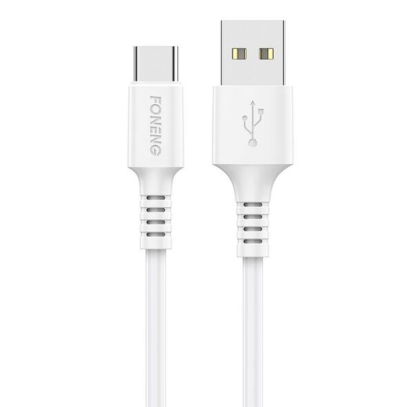 Foneng Cable USB to USB C Foneng, x85 3A Quick Charge, 1m (white) 045647 6970462518525 X85 Type-C έως και 12 άτοκες δόσεις