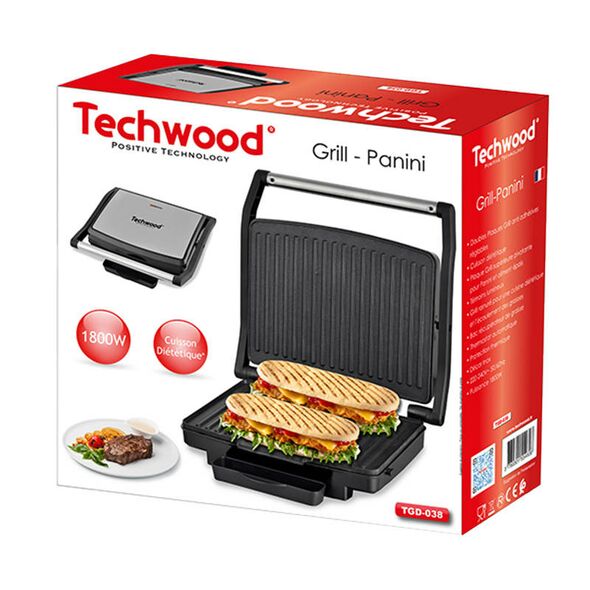 Techwood Electric  grill Techwood TGD-038 053531 3760301554608 TGD-038 έως και 12 άτοκες δόσεις