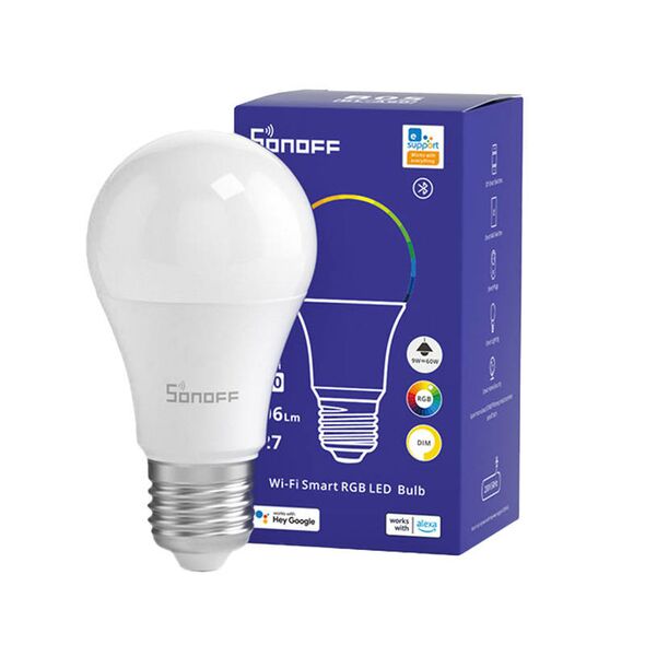 Sonoff Smart LED Wifi bulb Sonoff B02-BL-A60 053984 6920075740493 B02-BL-A60 έως και 12 άτοκες δόσεις