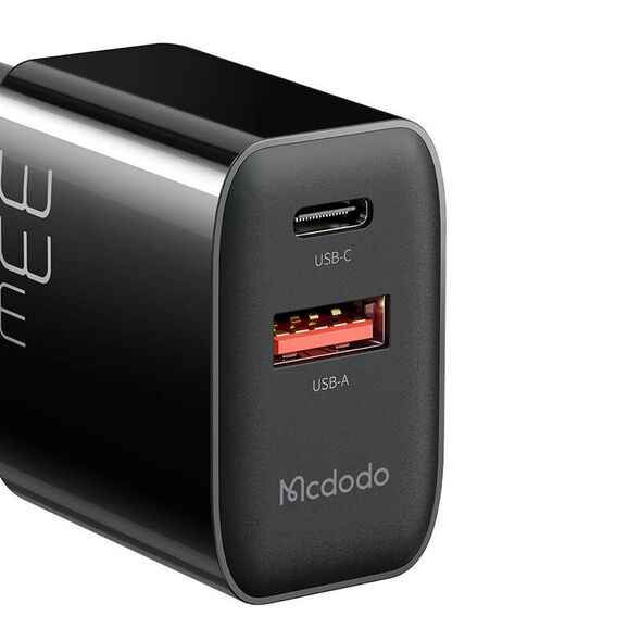 Mcdodo Charger GaN 33W Mcdodo CH-0921 USB-C, USB-A (black) 057554 6921002609210 CH-0921 έως και 12 άτοκες δόσεις