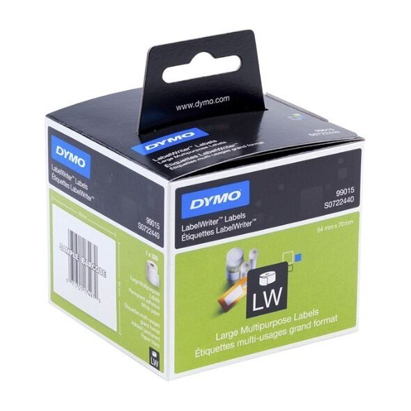 Χάρτινη Ετικέτα DYMO 99015 54x70mm (Λευκή) (S0722440) (DYMO99015) έως 12 άτοκες Δόσεις