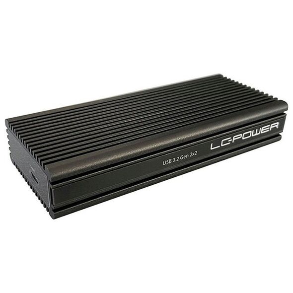 LC-Power Θήκη για M.2 NVMe SSD με σύνδεση Type-C USB 3.2 (Μαύρο) (LC-M2-C-NVME-2X2) (LCM2-C-NVME-2X2) έως 12 άτοκες Δόσεις