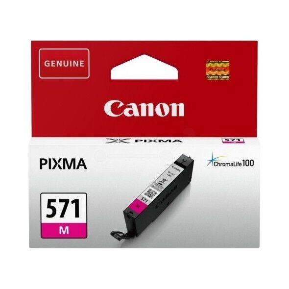 Canon Μελάνι Inkjet CLI-571M Magenta (0387C001) (CANCLI-571M) έως 12 άτοκες Δόσεις