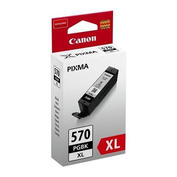 Canon Μελάνι Inkjet PGI-570BK XL Black (0318C001) (CANPGI-570BKXL) έως 12 άτοκες Δόσεις