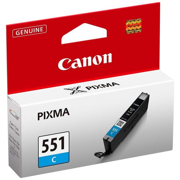 Canon Μελάνι Inkjet CLI-551C Cyan (6509B001) (CANCLI-551C) έως 12 άτοκες Δόσεις