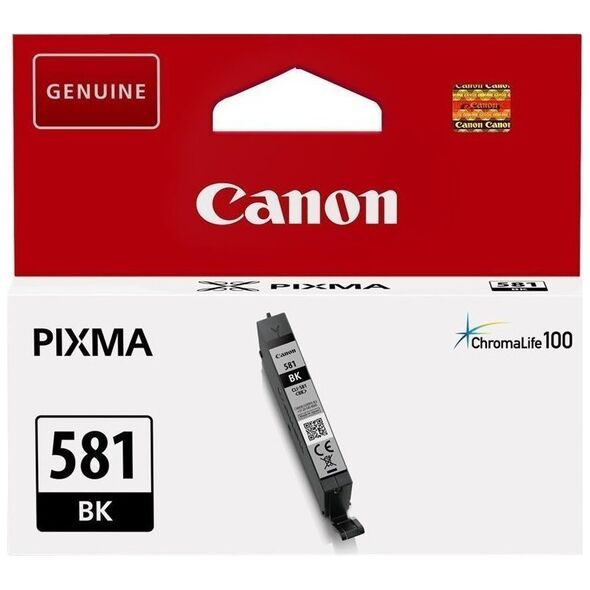 Canon Μελάνι Inkjet CLI-581BK Black (2106C001) (CANCLI-581BK) έως 12 άτοκες Δόσεις