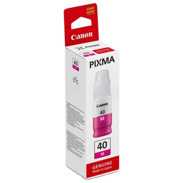 Canon Μελάνι Inkjet Bottle GI-40 Magenta (3401C001) (CANGI-40M) έως 12 άτοκες Δόσεις