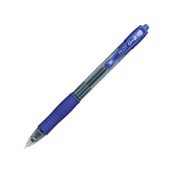 Στυλό GEL PILOT G-2 0.7 mm (Mπλε) (2605003) (PIL2605003BL) έως 12 άτοκες Δόσεις