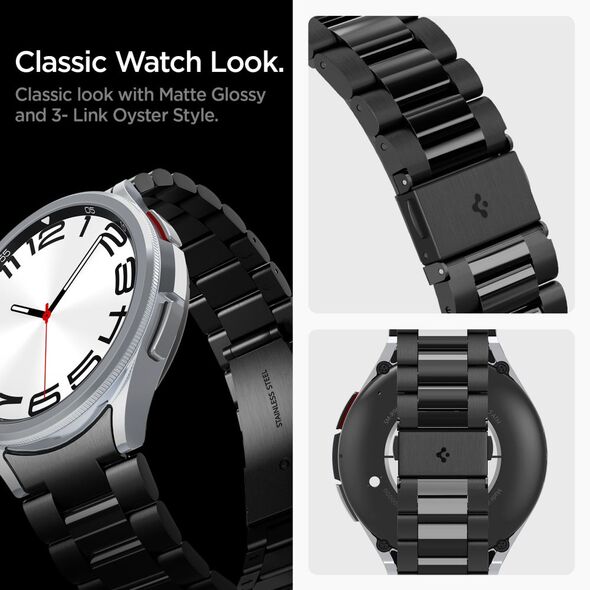 Spigen Curea pentru Samsung Galaxy Watch6 Classic 47mm - Spigen Modern Fit - Black 8809896748032 έως 12 άτοκες Δόσεις