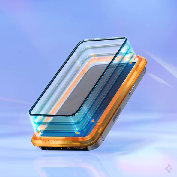 Spigen Folie pentru iPhone 14 Pro - Spigen Glas.TR Align Master - Black 8809811866506 έως 12 άτοκες Δόσεις